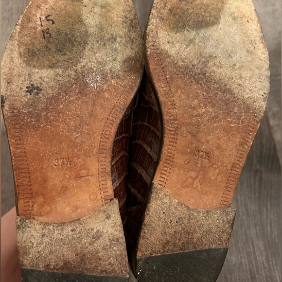 Jil Sander Croc Loafers, Women Size 37.5 (US Size 7) - Picture 4 of 4